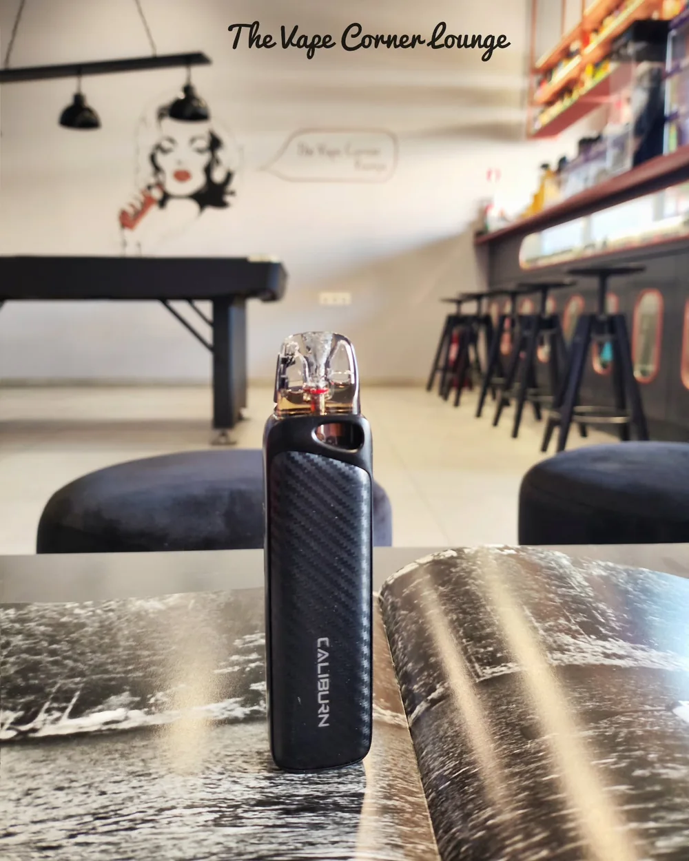 Στιγμιότυπο από τον χώρο The Vape Corner Lounge